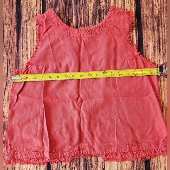 ALTAR'D STATE Briar Button Back Tank Women's Large Frayed Edge Top Shirt - Picture 8 of 8